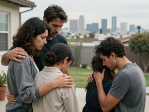 Family grieving after wrongful death in Los Angeles