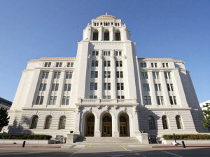 Los Angeles County courthouse near Lluis Law offices