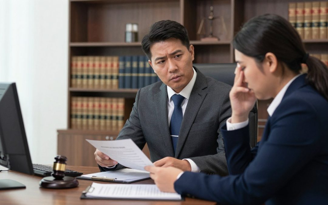 Los Angeles DUI Lawyers consulting with client in office