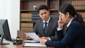 Los Angeles DUI Lawyers consulting with client in office