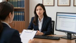 Los Angeles Immigration Lawyer answering client questions