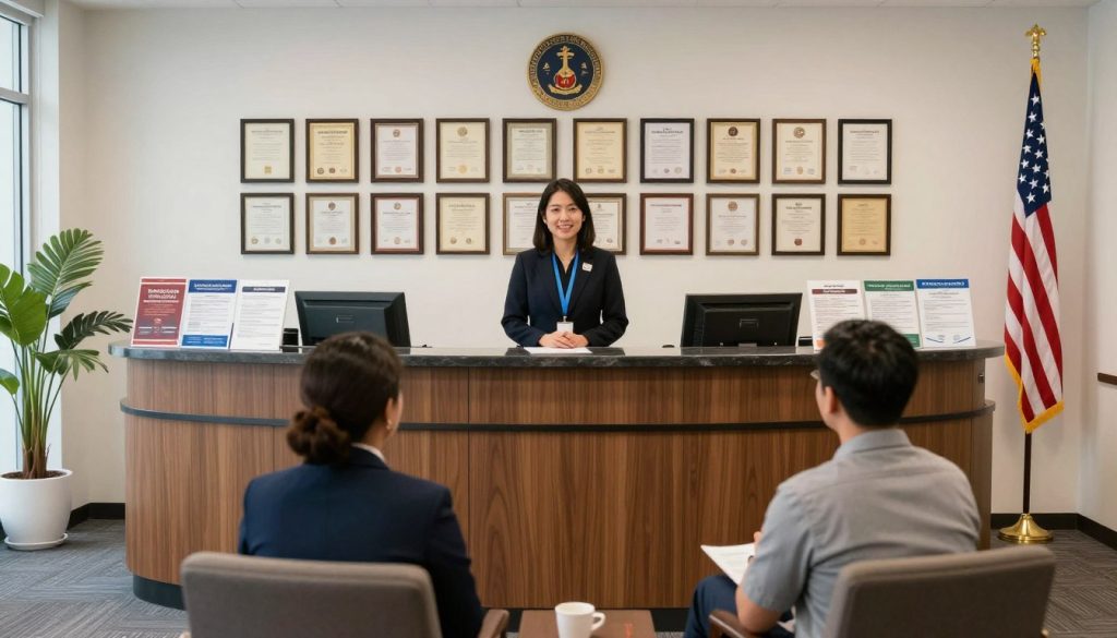Los Angeles Immigration Lawyer office reception area