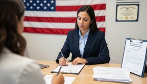 Naturalization ceremony preparation with Los Angeles Immigration Lawyer