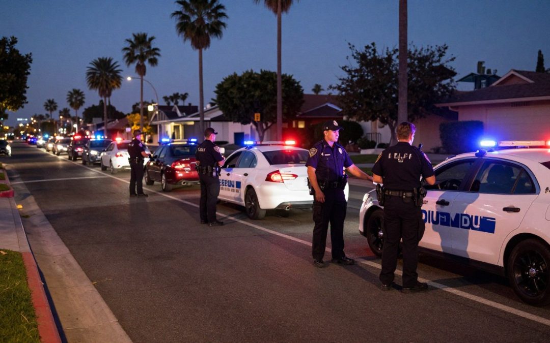 DUI checkpoints California